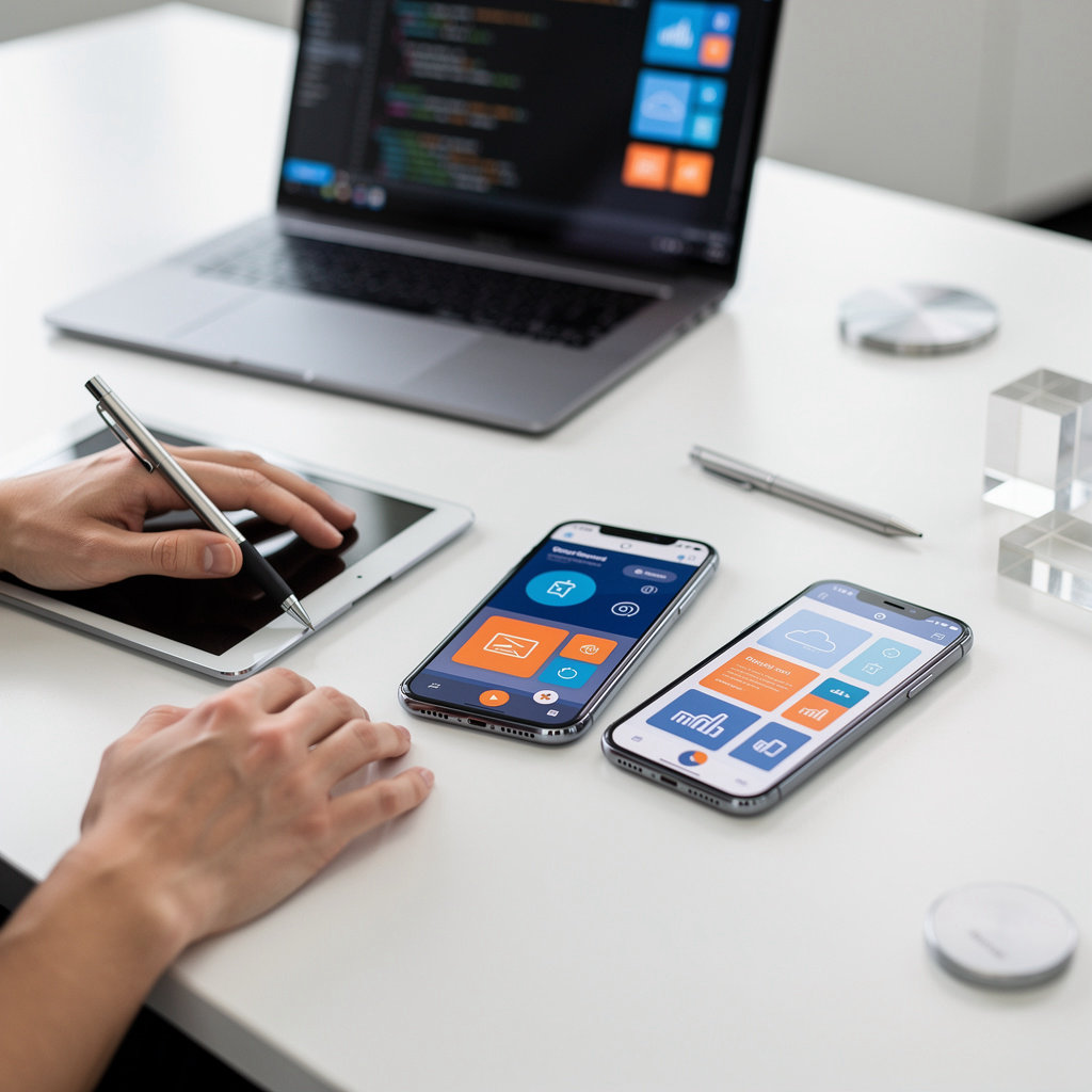 FullStryx mobile app development showcasing native iOS and Android cross-platform solutions